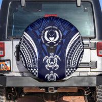 FSM Pohnpei States Spare Tire Cover Micronesia Six 9 One Polynesian Tribal Pattern