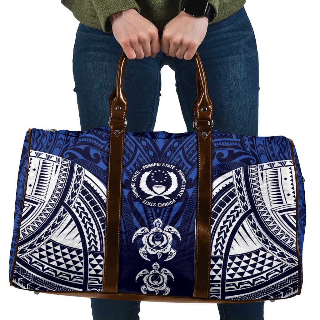 FSM Pohnpei States Travel Bag Micronesia Six 9 One Polynesian Tribal Pattern - Polynesian Pride