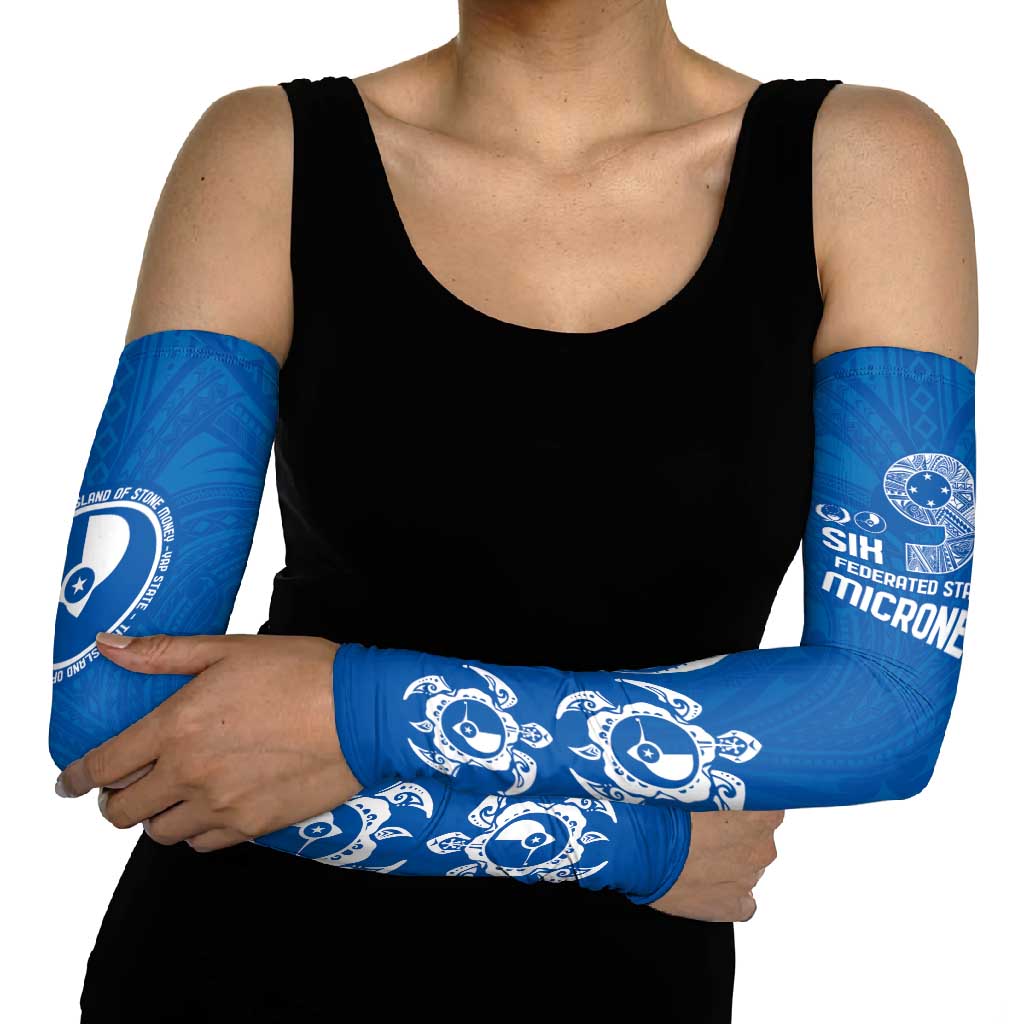 FSM Yap States Arm Sleeves Micronesia Six 9 One Polynesian Tribal Pattern - Polynesian Pride