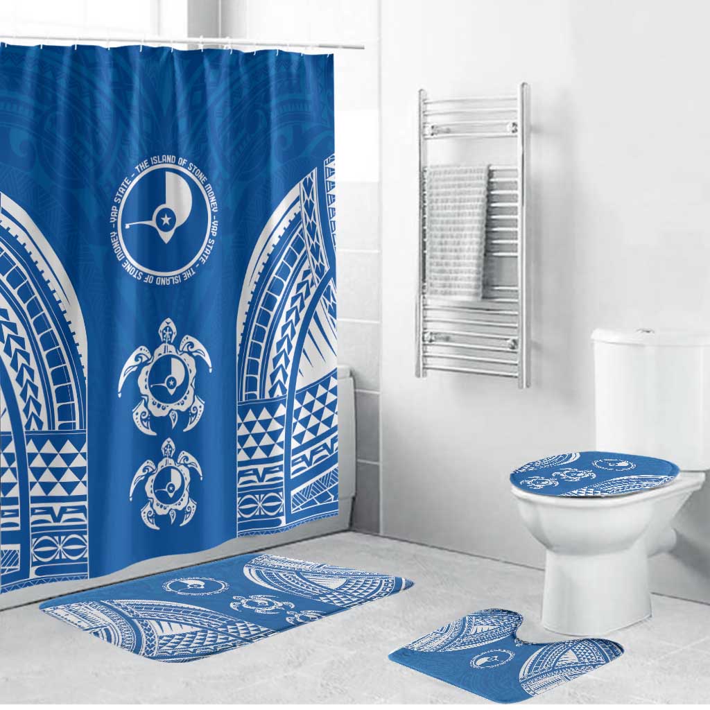 FSM Yap States Bathroom Set Micronesia Six 9 One Polynesian Tribal Pattern - Polynesian Pride
