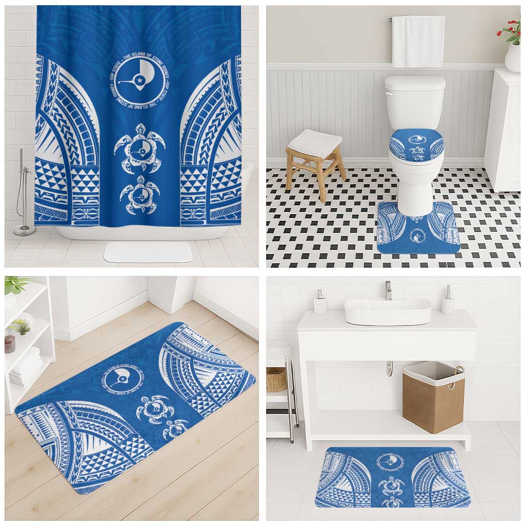 FSM Yap States Bathroom Set Micronesia Six 9 One Polynesian Tribal Pattern - Polynesian Pride
