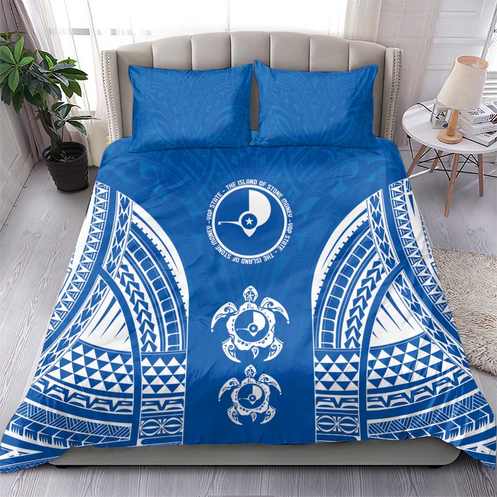 FSM Yap States Bedding Set Micronesia Six 9 One Polynesian Tribal Pattern