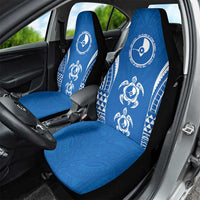 FSM Yap States Car Seat Cover Micronesia Six 9 One Polynesian Tribal Pattern