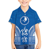 FSM Yap States Family Matching Summer Maxi Dress and Hawaiian Shirt Micronesia Six 9 One Polynesian Tribal Pattern