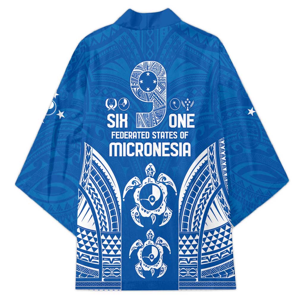 FSM Yap States Kimono Micronesia Six 9 One Polynesian Tribal Pattern - Polynesian Pride