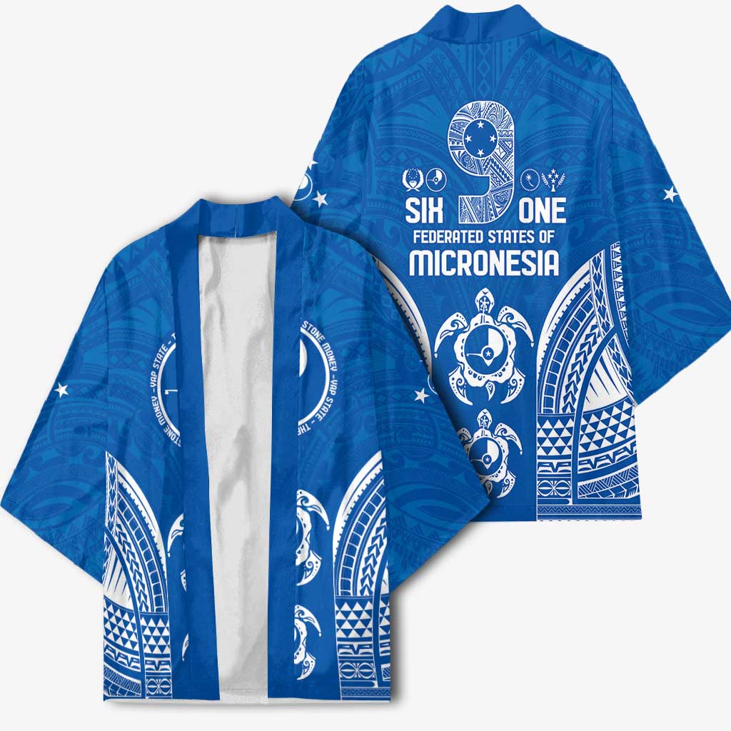 FSM Yap States Kimono Micronesia Six 9 One Polynesian Tribal Pattern - Polynesian Pride