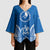 FSM Yap States Kimono Sleeve Blouse Micronesia Six 9 One Polynesian Tribal Pattern - Polynesian Pride