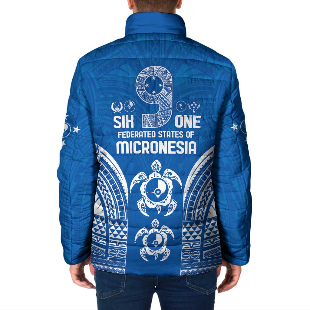 FSM Yap States Padded Jacket Micronesia Six 9 One Polynesian Tribal Pattern LT9 - Polynesian Pride