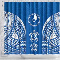 FSM Yap States Shower Curtain Micronesia Six 9 One Polynesian Tribal Pattern