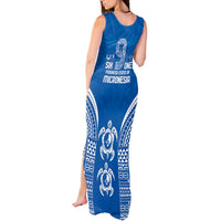FSM Yap States Tank Maxi Dress Micronesia Six 9 One Polynesian Tribal Pattern