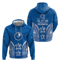 FSM Yap States Zip Hoodie Micronesia Six 9 One Polynesian Tribal Pattern