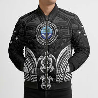 FSM Micronesia Six 9 One Bomber Puffer Jacket Polynesian Tribal Pattern - Polynesian Pride