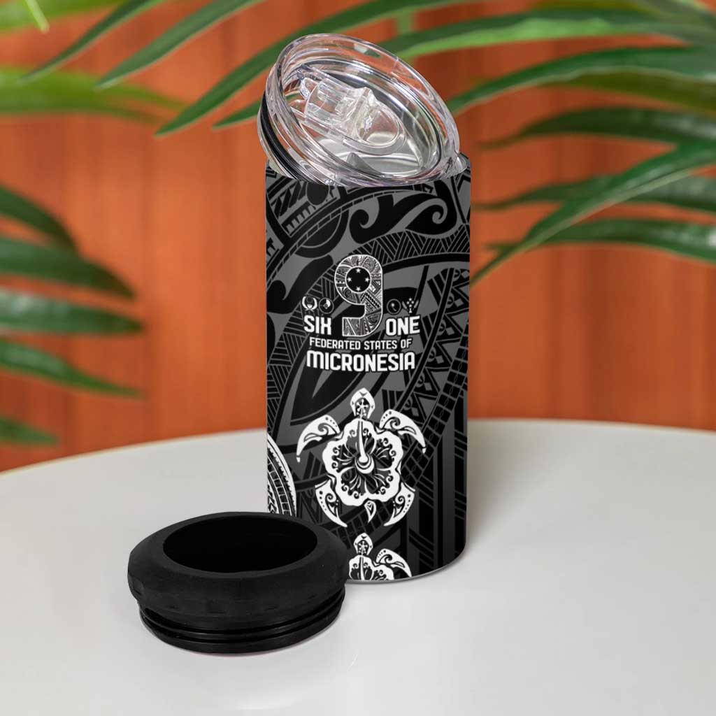 FSM Micronesia Six 9 One 4 in 1 Can Cooler Tumbler Polynesian Tribal Pattern LT9 - Polynesian Pride