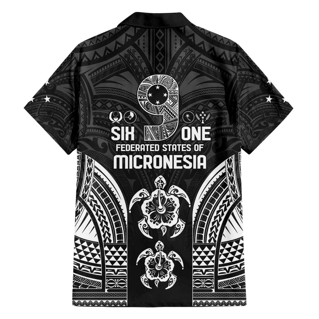 FSM Micronesia Six 9 One Family Matching Long Sleeve Bodycon Dress and Hawaiian Shirt Polynesian Tribal Pattern