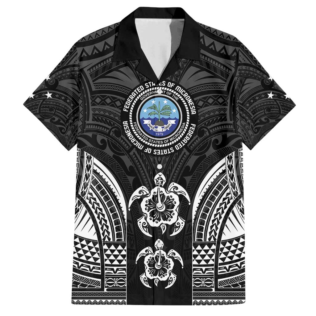 FSM Micronesia Six 9 One Family Matching Puletasi and Hawaiian Shirt Polynesian Tribal Pattern