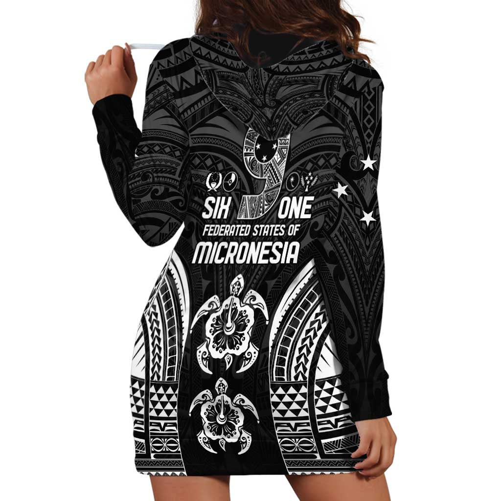 FSM Micronesia Six 9 One Hoodie Dress Polynesian Tribal Pattern
