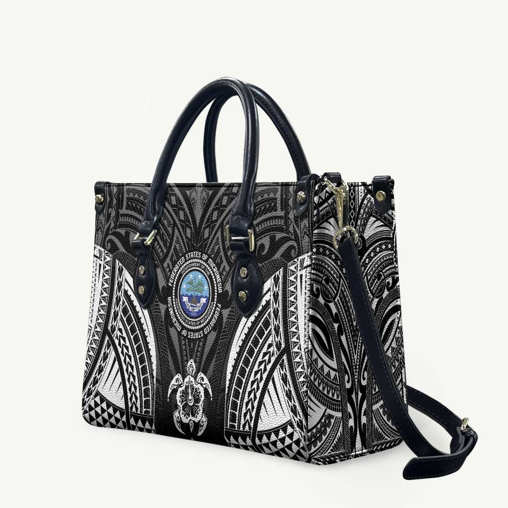 FSM Micronesia Six 9 One Leather Bag Polynesian Tribal Pattern - Polynesian Pride