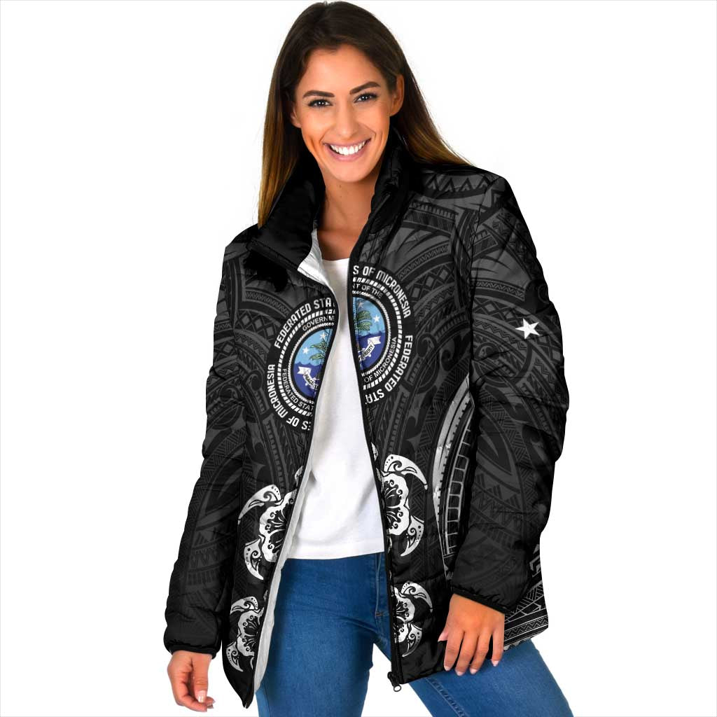 FSM Micronesia Six 9 One Padded Jacket Polynesian Tribal Pattern - Polynesian Pride