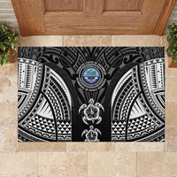 FSM Micronesia Six 9 One Rubber Doormat Polynesian Tribal Pattern
