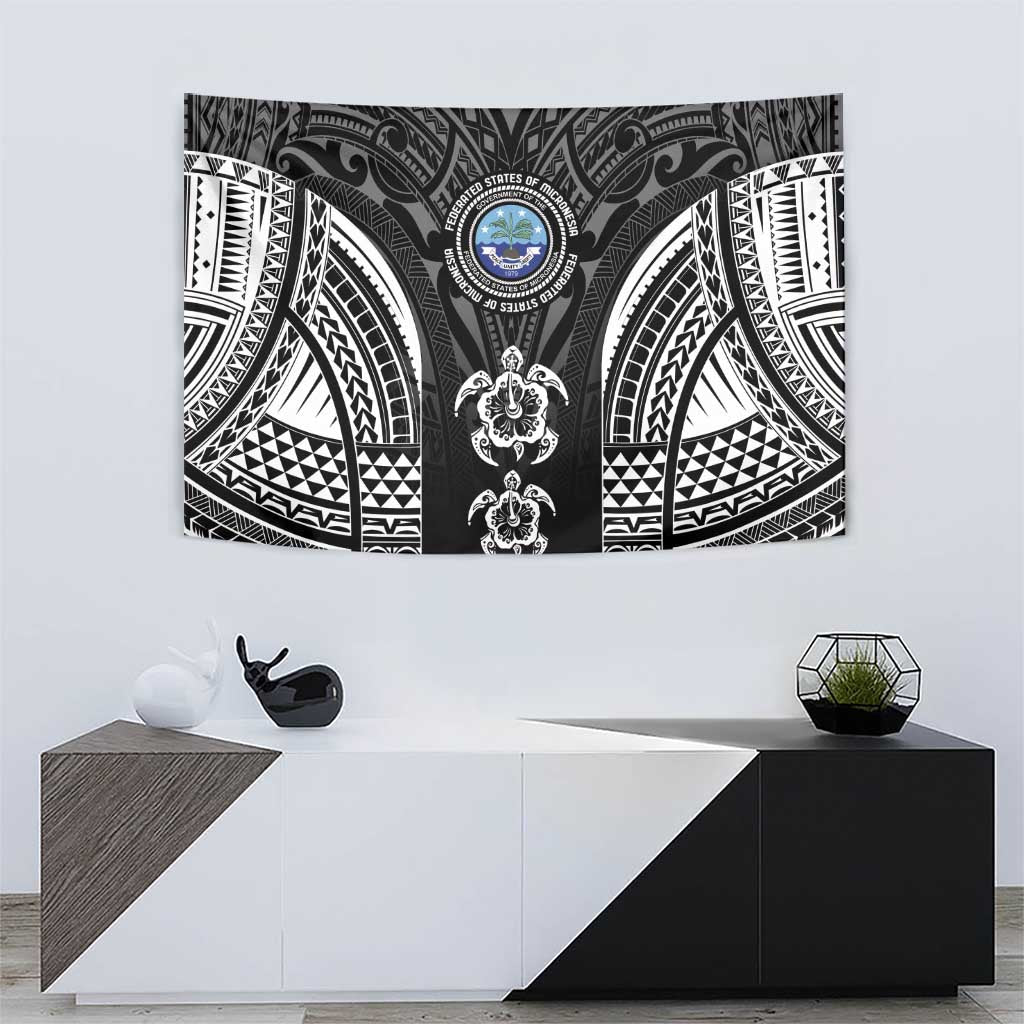 FSM Micronesia Six 9 One Tapestry Polynesian Tribal Pattern