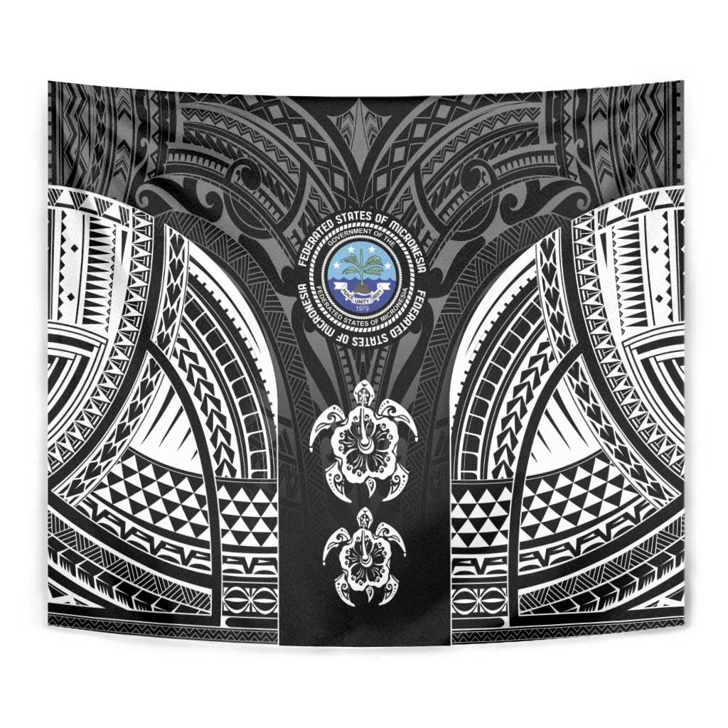 FSM Micronesia Six 9 One Tapestry Polynesian Tribal Pattern