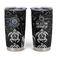 FSM Micronesia Six 9 One Tumbler Cup Polynesian Tribal Pattern