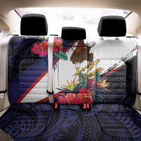American Samoa Flag Day Since 1900 Back Car Seat Cover Samoa Muamua Le Atua Tropical Flowers