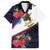 American Samoa Flag Day Since 1900 Family Matching Off Shoulder Maxi Dress and Hawaiian Shirt Samoa Muamua Le Atua Tropical Flowers
