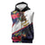 American Samoa Flag Day Since 1900 Sleeveless Zip Hoodie Samoa Muamua Le Atua Tropical Flowers - Polynesian Pride