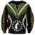 (Personalised) Polynesian Pride Aitutaki Island Sweatshirt Cook Islands Tribal Wave Style LT9 Unisex Black - Polynesian Pride