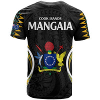 Polynesian Pride Mangaia Island T Shirt Cook Islands Tribal Wave Style LT9 - Polynesian Pride