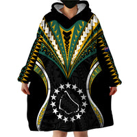 Polynesian Pride Manihiki Island Wearable Blanket Hoodie Cook Islands Tribal Wave Style LT9 - Polynesian Pride