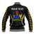 (Personalised) Polynesian Pride Manihiki Island Baseball Jacket Cook Islands Tribal Wave Style LT9 - Polynesian Pride