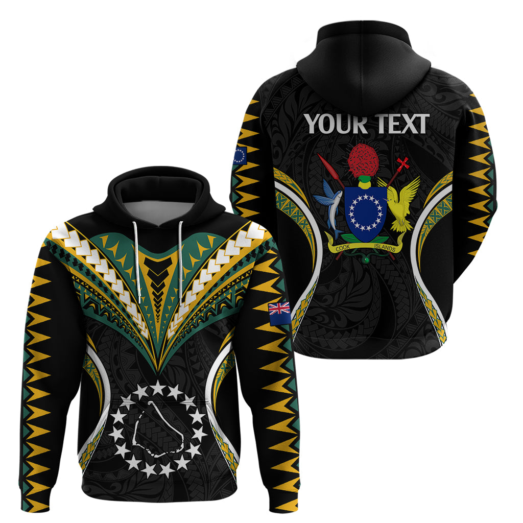 Custom Polynesian Pride Manihiki Island Hoodie Cook Islands Tribal Wave Style LT9 - Polynesian Pride