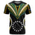 Custom Polynesian Pride Manihiki Island T Shirt Cook Islands Tribal Wave Style LT9 Black - Polynesian Pride