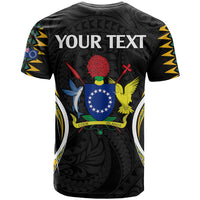 Custom Polynesian Pride Manihiki Island T Shirt Cook Islands Tribal Wave Style LT9 - Polynesian Pride