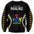 Polynesian Pride Mauke Island Sweatshirt Cook Islands Tribal Wave Style LT9 - Polynesian Pride