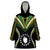 Polynesian Pride Mauke Island Wearable Blanket Hoodie Cook Islands Tribal Wave Style LT9 One Size Black - Polynesian Pride