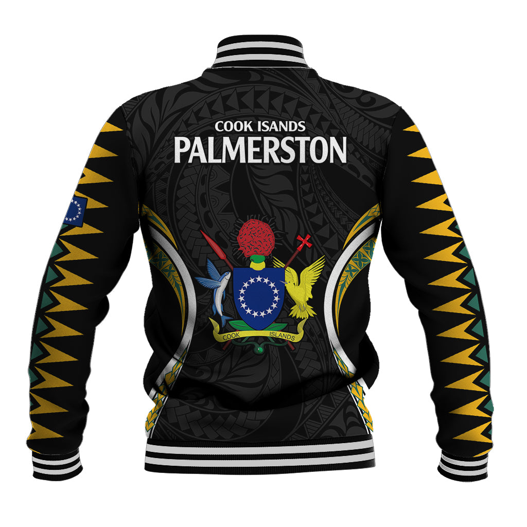 Polynesian Pride Palmerston Island Baseball Jacket Cook Islands Tribal Wave Style LT9 - Polynesian Pride
