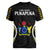 Polynesian Pride Pukapuka Island Women V Neck T Shirt Cook Islands Tribal Wave Style LT9 - Polynesian Pride