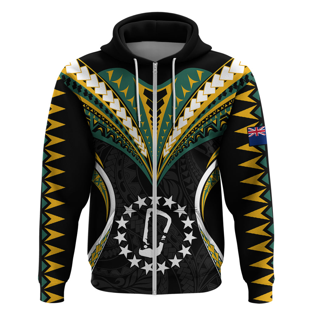 Polynesian Pride Rakahanga Island Hoodie Cook Islands Tribal Wave Style LT9 - Polynesian Pride