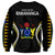 Polynesian Pride Rakahanga Island Sweatshirt Cook Islands Tribal Wave Style LT9 - Polynesian Pride