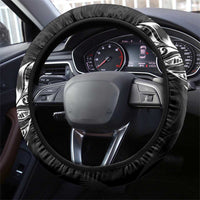 New Zealand Rugby Steering Wheel Cover Opango All Black Fern LT9 - Polynesian Pride