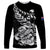 (Custom Text And Number) New Zealand Kiwi Rugby Long Sleeve Shirt LT9 Unisex Black - Polynesian Pride