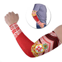 Personalised Kolisi Tonga College Atele Arm Sleeves Polynesian Ngatu Tribal - Polynesian Pride