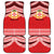 Personalised Kolisi Tonga College Atele Car Mats Polynesian Ngatu Tribal