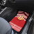 Personalised Kolisi Tonga College Atele Car Mats Polynesian Ngatu Tribal