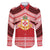 Personalised Kolisi Tonga College Atele Family Matching Long Sleeve Bodycon Dress and Hawaiian Shirt Polynesian Ngatu Tribal