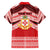 Personalised Kolisi Tonga College Atele Family Matching Off The Shoulder Long Sleeve Dress and Hawaiian Shirt Polynesian Ngatu Tribal