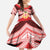 Personalised Kolisi Tonga College Atele Family Matching Off Shoulder Maxi Dress and Hawaiian Shirt Polynesian Ngatu Tribal